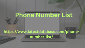 Phone Number List