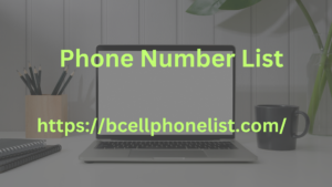 Phone Number List