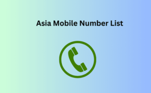 asia mobile number list