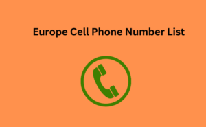 europe cell phone number list
