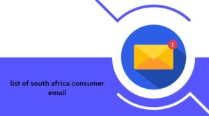 list of south africa consumer email