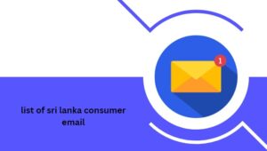 list of sri lanka consumer email