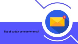 list of sudan consumer email